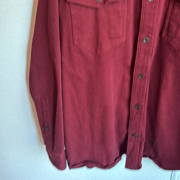 DULUTH TRADING Mens Untucked Long Sleeve Heavy Weight Button Shirt Shacket XL - Picture 5 of 9